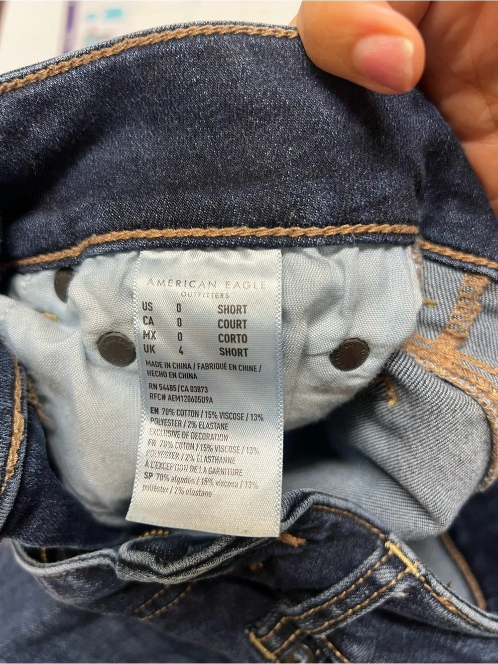 American Eagle Outfitters Dark Blue Flare Jeans